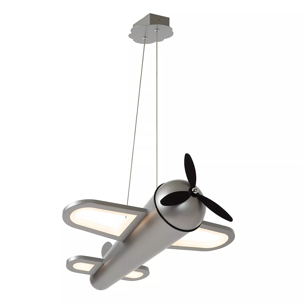 FOKKER children's pendant light LED 28 W 2500K grey (Lucide)