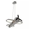 FOKKER children's pendant light LED 28 W 2500K grey (Lucide)