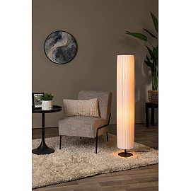FOLD floor lamp 2 x 40 W E27 white (Lucide)