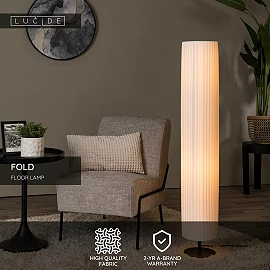 FOLD floor lamp 2 x 40 W E27 white (Lucide)