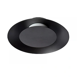 FOSKAL Flush ceiling light Ø21.5 cm LED 1x6W 2700K Black (Lucide)