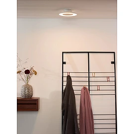 FOSKAL Flush ceiling light Ø21.5 cm LED 1x6W 2700K White (Lucide)