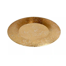 FOSKAL Flush ceiling light Ø34.5 cm LED 1x12W 2700K Brass (Lucide)