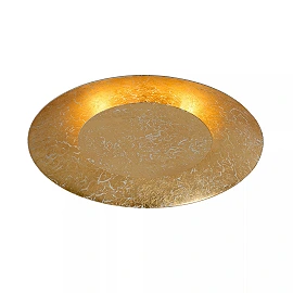 FOSKAL Flush ceiling light Ø34.5 cm LED 1x12W 2700K Brass (Lucide)