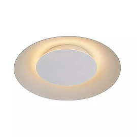 FOSKAL Flush ceiling light Ø34.5 cm LED 1x12W 2700K White (Lucide)