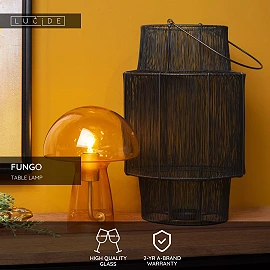 FUNGO Table lamp 23x23 cm 1xE27 orange (Lucide)