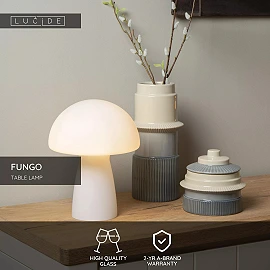 FUNGO Table lamp 23x23 cm 1xE27 opal (Lucide)