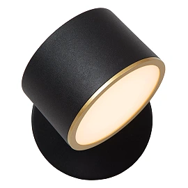 GIAN wall light 9W black (Lucide)