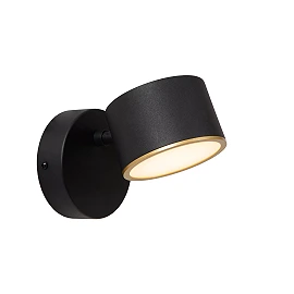 GIAN wall light 9W black (Lucide)