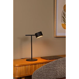 GIAN table lamp 9W black (Lucide)