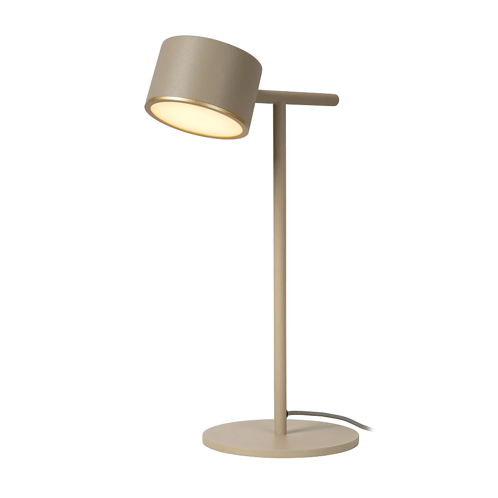 GIAN table lamp 9W taupe (Lucide)