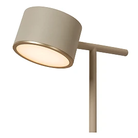 GIAN floor lamp 9W taupe (Lucide)