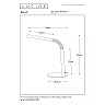 GILLY LED desk lamp 5W 2700K white (Lucide)