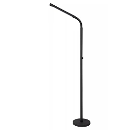 GILLY rechargeable LED floor reading lamp 6W 2700K black (Lucide)