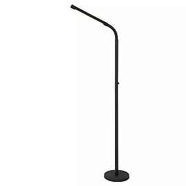GILLY rechargeable LED floor reading lamp 6W 2700K black (Lucide)
