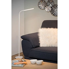 GILLY LED floor reading lamp 6W 2700K white (Lucide)