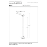 GILLY LED floor reading lamp 6W 2700K white (Lucide)