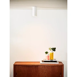 GIPSY Ceiling spotlight Ø7 cm 1xGU10 white (Lucide)