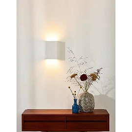 GIPSY Wall light 23,5 cm × 16,5 cm × 13 cm 1x40W White (Lucide)
