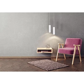 GIPSY Pendant light Ø7 cm 1xGU10 white (Lucide)