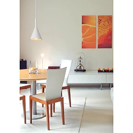 GIPSY Pendant light Ø16.5 cm 1xE27 white (Lucide)