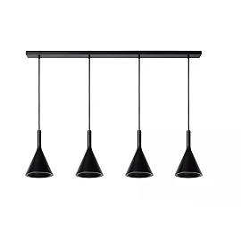 GIPSY Pendant light 120 cm 4xE27 black (Lucide)