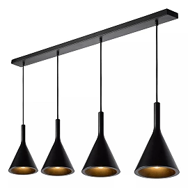 GIPSY Pendant light 120 cm 4xE27 black (Lucide)