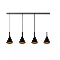 GIPSY Pendant light 120 cm 4xE27 black (Lucide)