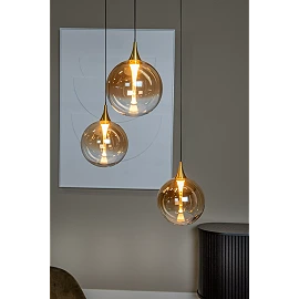 GISELA pendant light 3x4.3 W amber (Lucide)