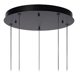 GISELA pendant light 5x3.8 W transparent (Lucide)
