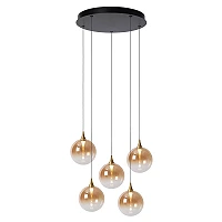 GISELA pendant light 5x3.8 W amber (Lucide)