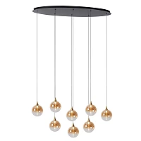 GISELA pendant light 8x3.9 W amber (Lucide)