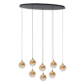GISELA pendant light 8x3.9 W amber (Lucide)