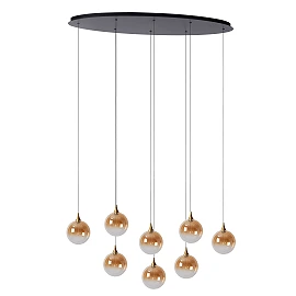 GISELA pendant light 8x3.9 W amber (Lucide)