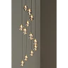 GISELA pendant light 12x3.5 W transparent (Lucide)
