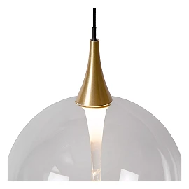 GISELA pendant light 12x3.5 W transparent (Lucide)