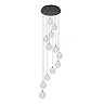 GISELA pendant light 12x3.5 W transparent (Lucide)