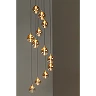 GISELA pendant light 12x3.5 W amber (Lucide)