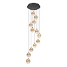 GISELA pendant light 12x3.5 W amber (Lucide)
