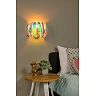 GLINSTAR sienas lampa 1xE27 daudzkrāsaina (Lucide)