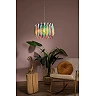GLINSTAR pendant light Ø40 cm 1xE27 multicolor (Lucide)