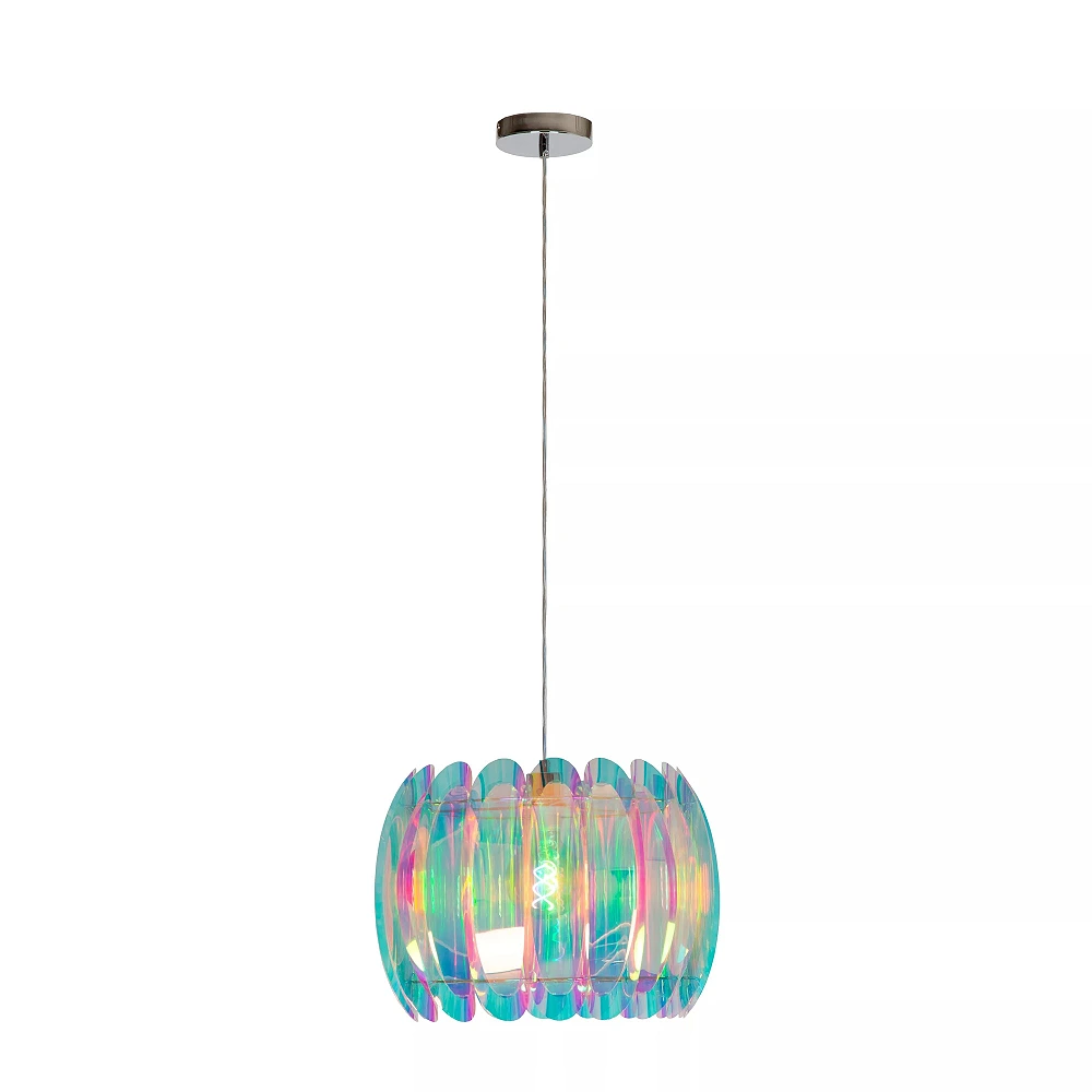 GLINSTAR pendant light Ø40 cm 1xE27 multicolor (Lucide)