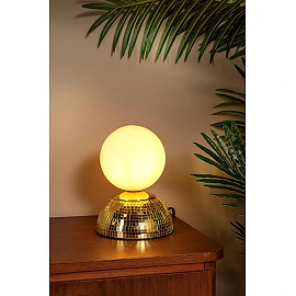 GLITZER Table lamp Ø14 cm 1xG9 Gold (Lucide)
