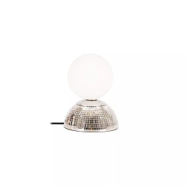 GLITZER Table lamp Ø14 cm 1xG9 Silver (Lucide)