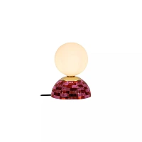 GLITZER Table lamp Ø14 cm 1xG9 Pink (Lucide)