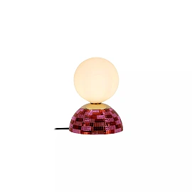 GLITZER Table lamp Ø14 cm 1xG9 Pink (Lucide)