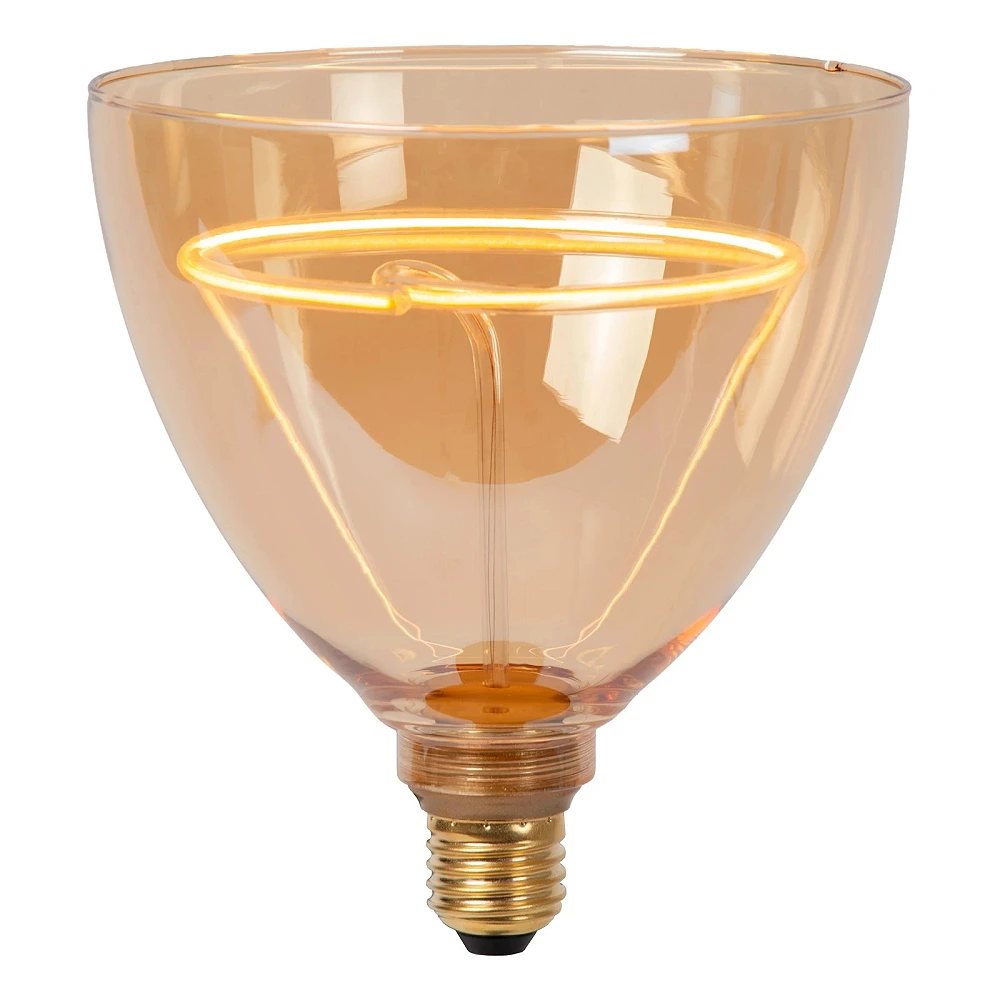 GO150 dome filament LED bulb E27 4 W 2200K 265 lm amber (Lucide)