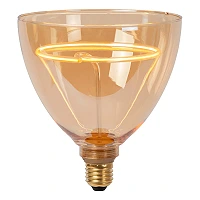 GO150 dome filament LED bulb E27 4 W 2200K 265 lm amber (Lucide)