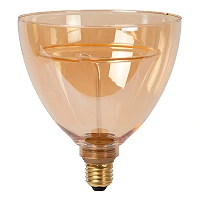 GO150 kupola filamenta LED spuldze E27 4 W 2200K 265 lm dzintara (Lucide)