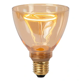 GO90 filamenta LED spuldze E27 3,5 W 2200K 210 lm dzintara (Lucide)
